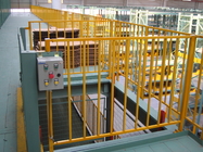 Κίτρινο πολυεπίπεδο ράφι μεζανίνου για αποτελεσματική χρήση χώρου